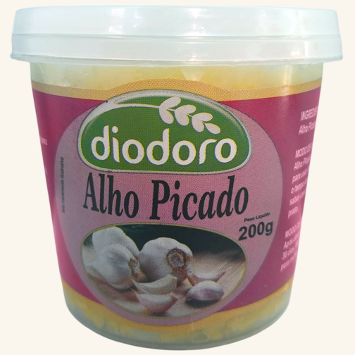 Embalagem ilustrativa de Alho Picado