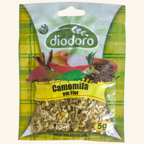 Embalagem ilustrativa de Camomila