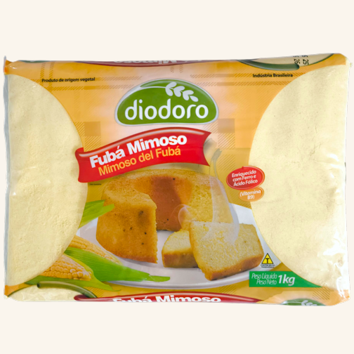 Embalagem ilustrativa de Fubá Mimoso