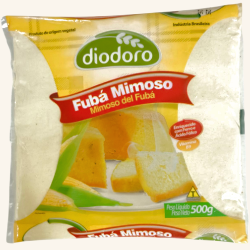 Embalagem ilustrativa de Fubá Mimoso