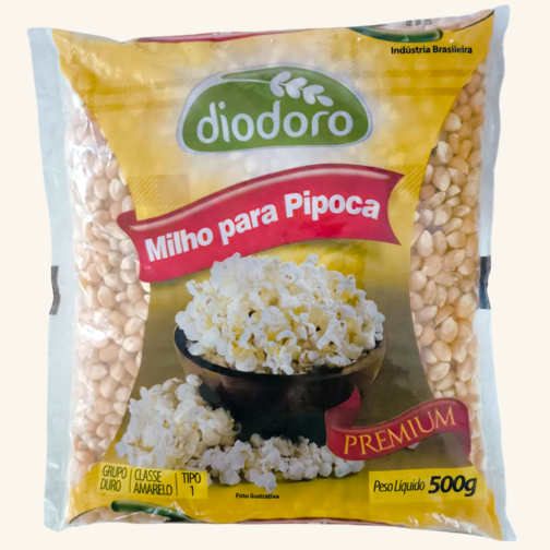 Embalagem ilustrativa de Milho para Pipoca Premium