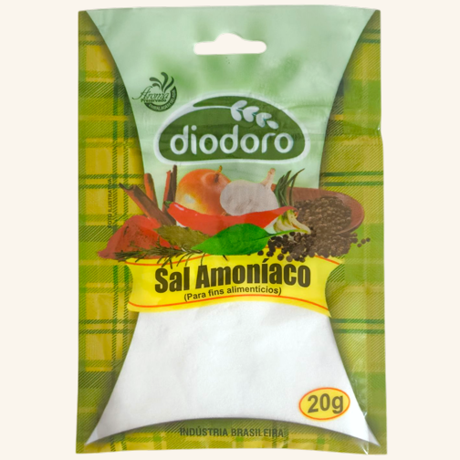 Embalagem ilustrativa de Sal Amoníaco