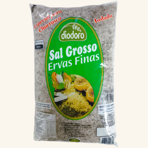 Embalagem ilustrativa de Sal Grosso Ervas Finas